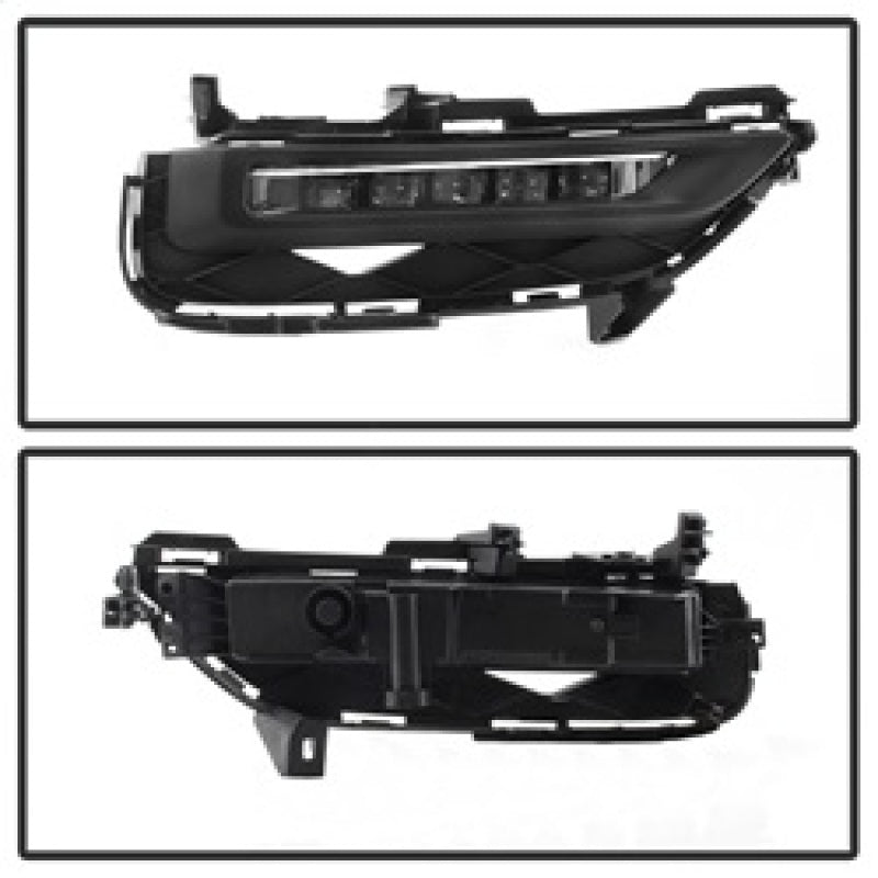 Spyder Honda Accord Coupe 2016-2017 OEM LED Fog Lights W/Switch- Clear FL-HA2016-2D-LED-C SPYDER