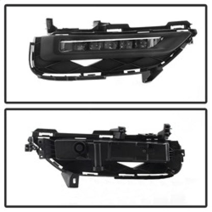 Spyder Honda Accord Coupe 2016-2017 OEM LED Fog Lights W/Switch- Clear FL-HA2016-2D-LED-C SPYDER