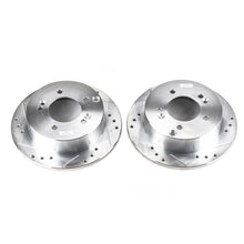 Load image into Gallery viewer, Power Stop 06-10 Hyundai Sonata Rear Evolution Drilled &amp; Slotted Rotors - Pair