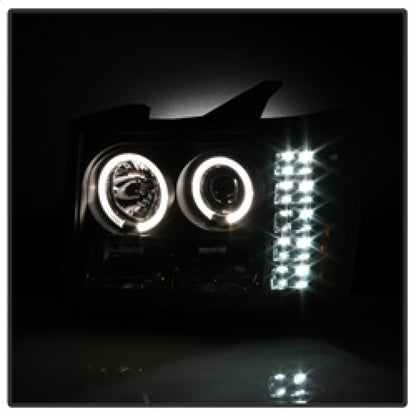 Spyder GMC Sierra 1500/GMC Sierra Denali 08-13 Projector LED Halo- LED Blk PRO-YD-GS07-HL-BK SPYDER