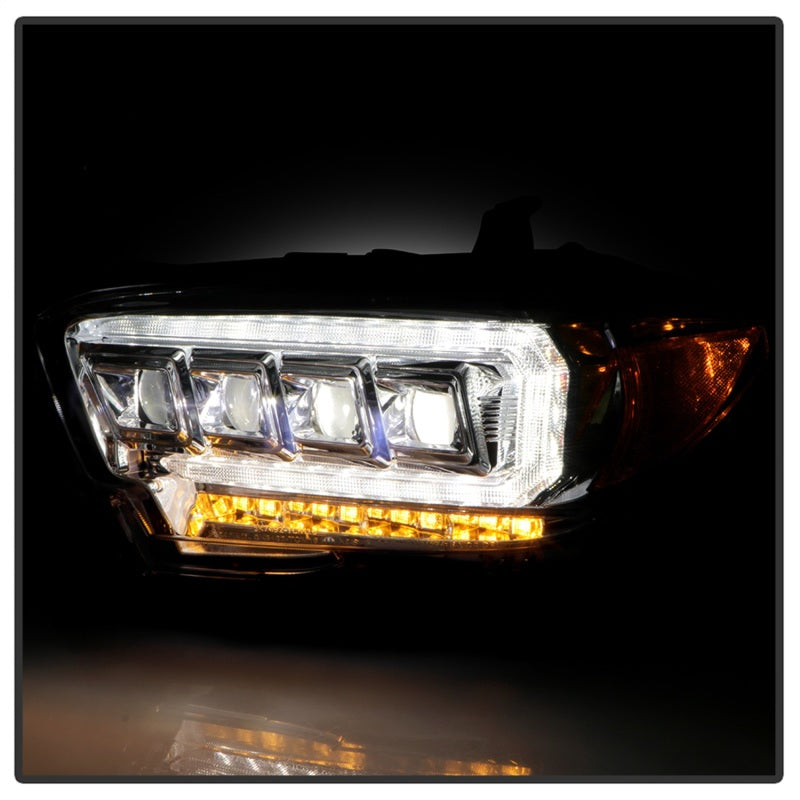 Spyder 16-20 Toyota Tacoma LED Model Only High-Power LED Headlights - Chrome PRO-YD-TT16LEDAP-C SPYDER