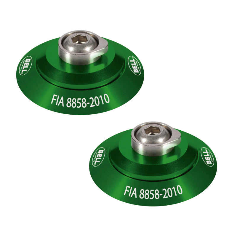 Bell HANS Clip Set Green FIA8858-2010 2100004