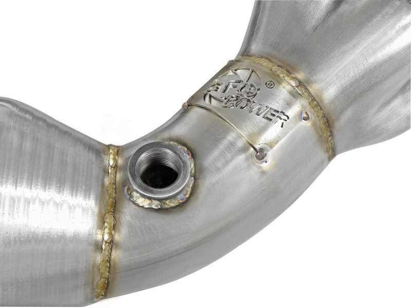 aFe 12-17 Toyota 86 / FRS / BRZ Twisted Steel 304 Stainless Steel Long Tube Header w/ Cat aFe