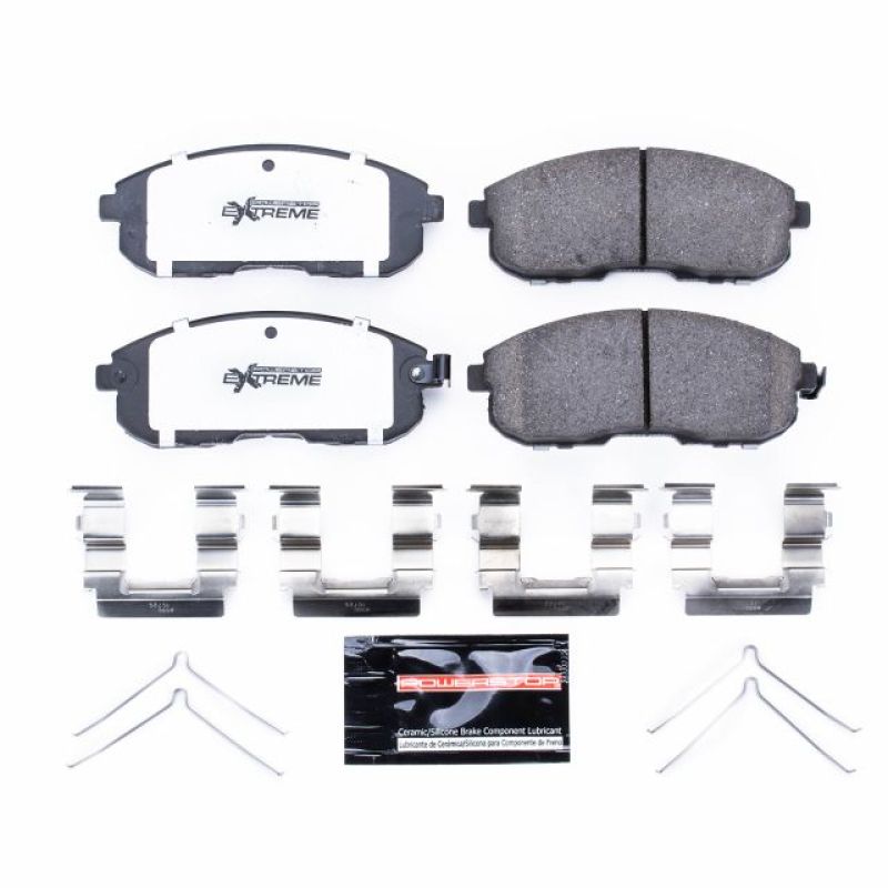 Power Stop 99-02 Infiniti G20 Front Z26 Extreme Street Brake Pads w/Hardware PowerStop