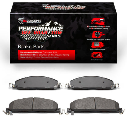 R1 09-18 Ram 4000 Rear Performance Off-Road/Tow Brake Pads