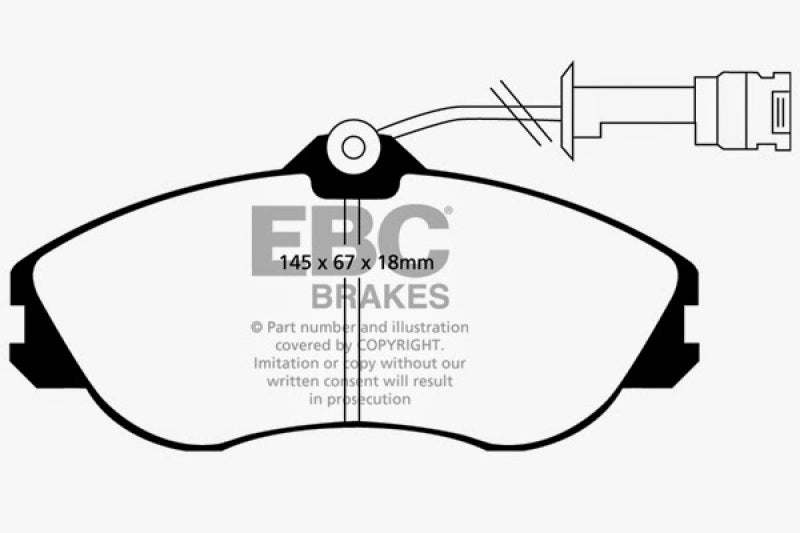 EBC GreenStuff Brake Pads - DP2711 EBC