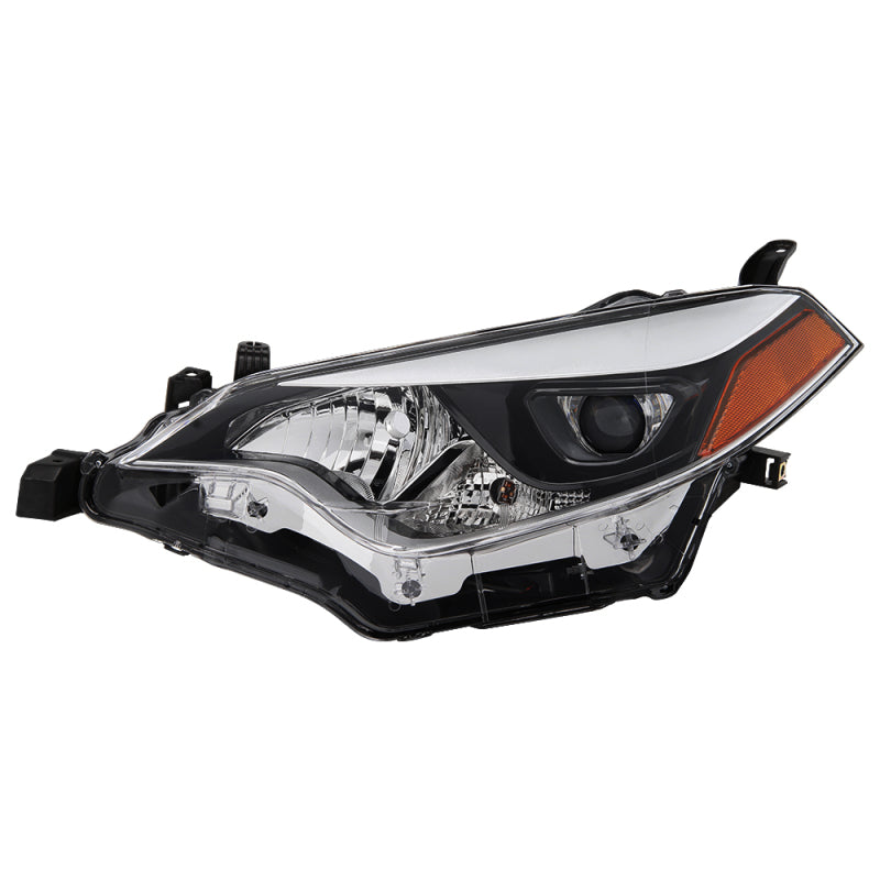 xTune Toyota Corolla 14-16 Driver Side Headlights - OEM Left - Chrome HD-JH-TCOL14-OE-L SPYDER
