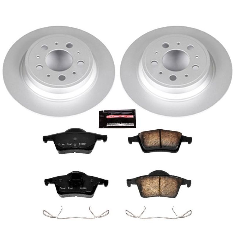 Power Stop 01-09 Volvo S60 Rear Z23 Evolution Sport Coated Brake Kit PowerStop