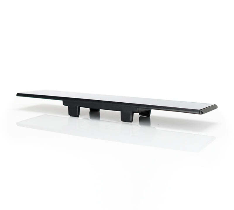 NRG 270mm Wide Panorama Clip-on Rearview Mirror - Flat w/ White Tint - IM-270FWT