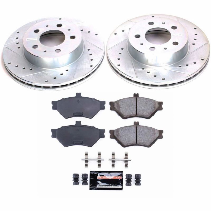 Power Stop 95-97 Ford Crown Victoria Front Z23 Evolution Sport Brake Kit PowerStop