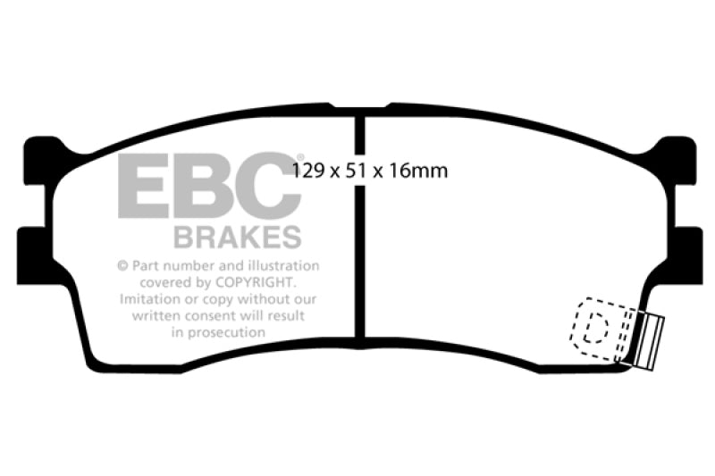 EBC Ultimax2 Front Brake Pads - UD889 EBC