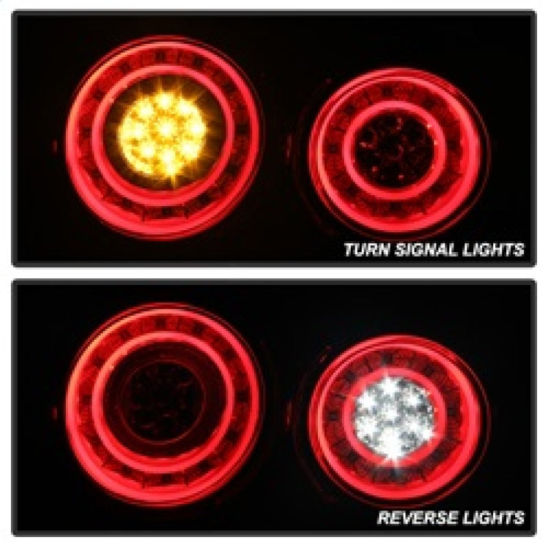 Spyder 09-15 Nissan GTR LED Tail Lights Red Clear ALT-YD-NGTR09-LED-RC SPYDER