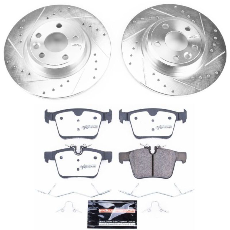 Power Stop 15-17 Land Rover Discovery Sport Rear Z36 Truck & Tow Brake Kit PowerStop