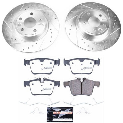 Power Stop 15-17 Land Rover Discovery Sport Rear Z36 Truck & Tow Brake Kit PowerStop