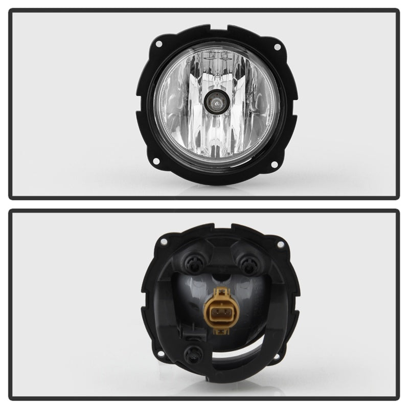 Spyder Ford Eacape 2007-2012 OEM Fog Lights w/Universal Switch- P19W(Included) - Clear SPYDER