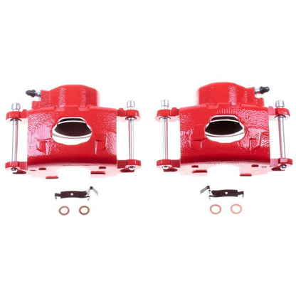 Power Stop 1977 Buick Electra Front Red Calipers - Pair PowerStop