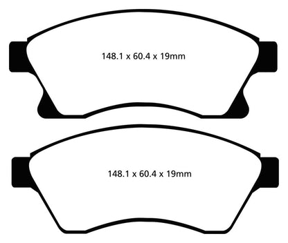 EBC GreenStuff Front Brake Pads - DP22065 EBC