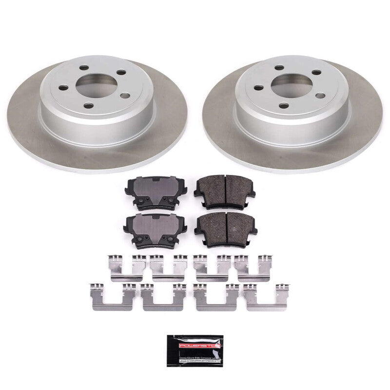 Power Stop 05-08 Dodge Magnum Rear Semi-Coated Rotor Kit PowerStop
