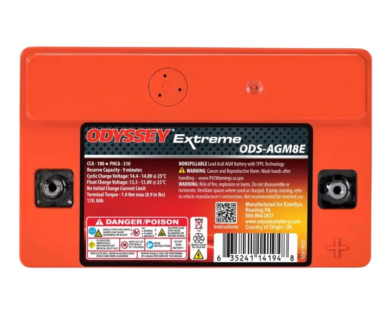 Odyssey Battery Powersport Extreme AGM Battery (PC310) Odyssey Battery