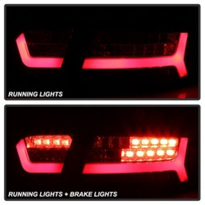 Spyder 09-12 Audi A6 LED Tail Lights - Black (ALT-YD-AA609-LED-BK) SPYDER
