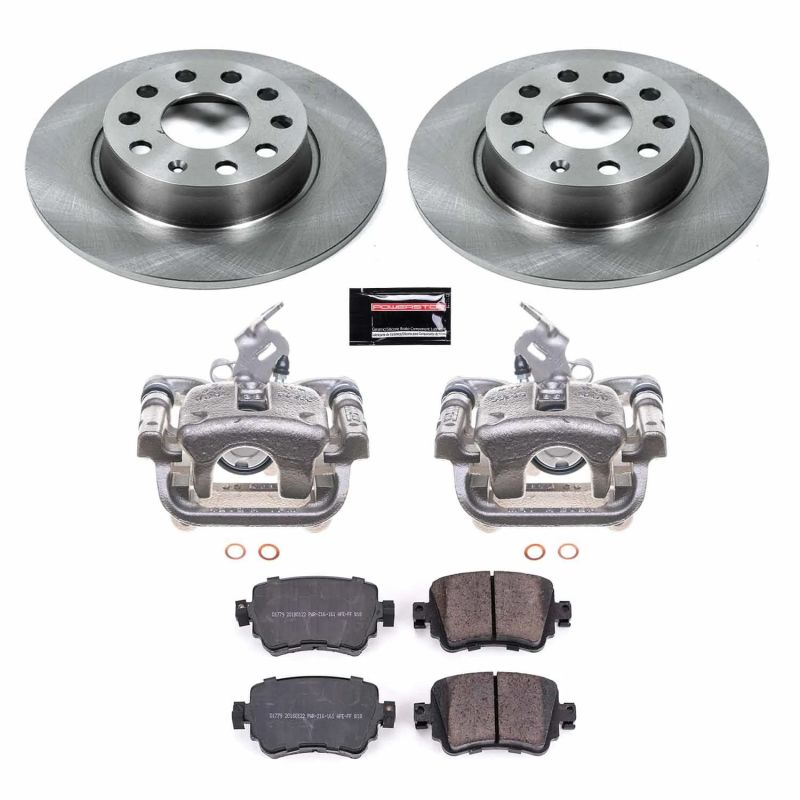 Power Stop 18-15 Volkswagen GTI Rear Autospecialty Brake Kit w/Calipers PowerStop