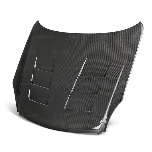 Seibon HD0305INFG352D-TS Carbon Fiber TS-Style Hood for 2003–2007 Infiniti G35 Coupe