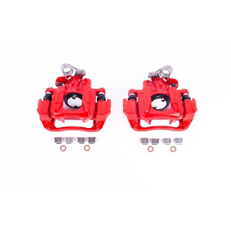 Power Stop 2009 Ford Flex Rear Red Calipers w/Brackets - Pair PowerStop