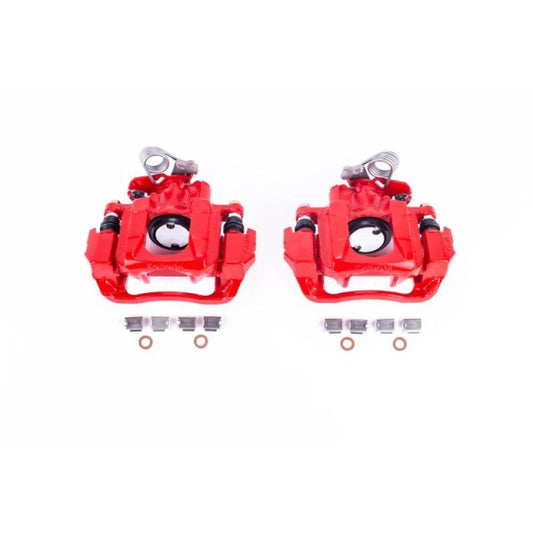 Power Stop 2009 Ford Flex Rear Red Calipers w/Brackets - Pair PowerStop