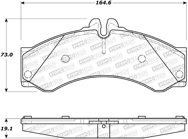 StopTech Premium Ceramic Brake Pads - 308.09490 Stoptech