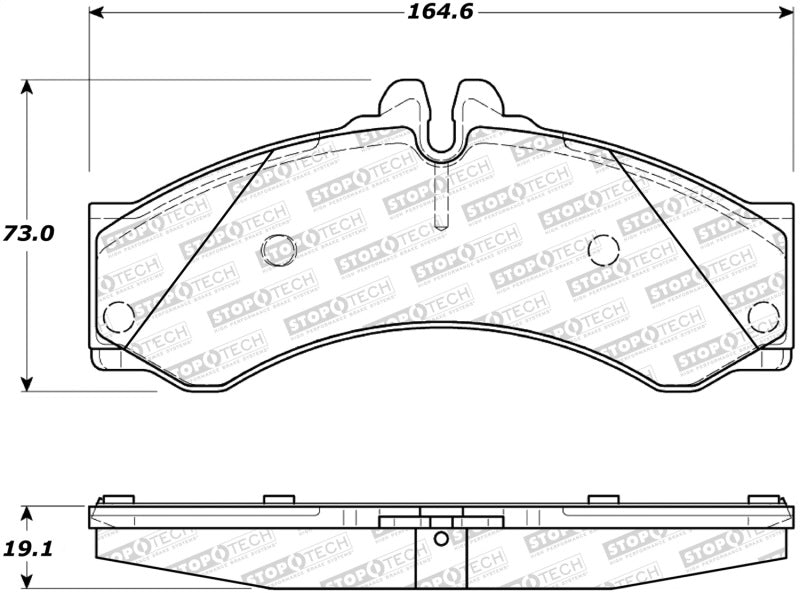 StopTech Premium Ceramic Brake Pads - 308.09490