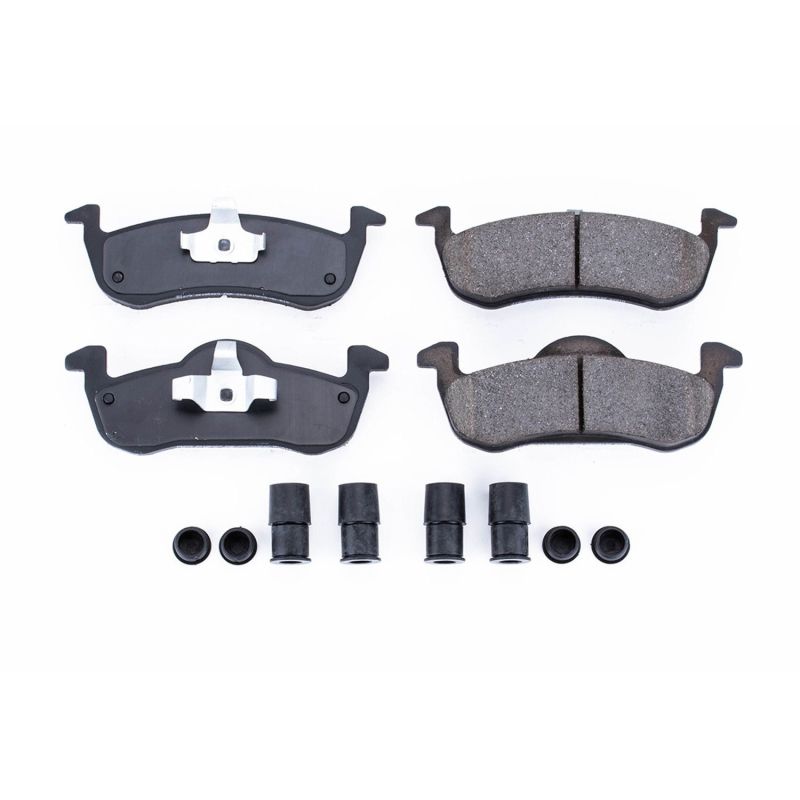 Power Stop 07-17 Ford Expedition Rear Z17 Evolution Ceramic Brake Pads w/Hardware PowerStop