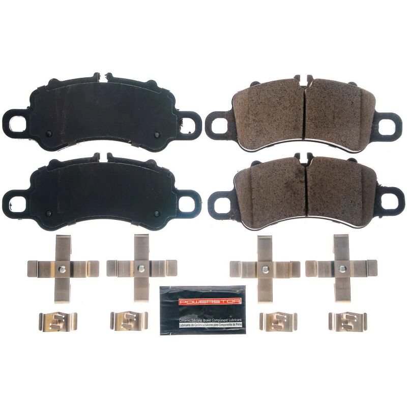 Power Stop 17-18 Porsche 718 Boxster Front Z23 Evolution Sport Brake Pads w/Hardware PowerStop