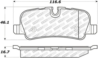 StopTech Street Disc Brake Pads - 305.10990 Stoptech