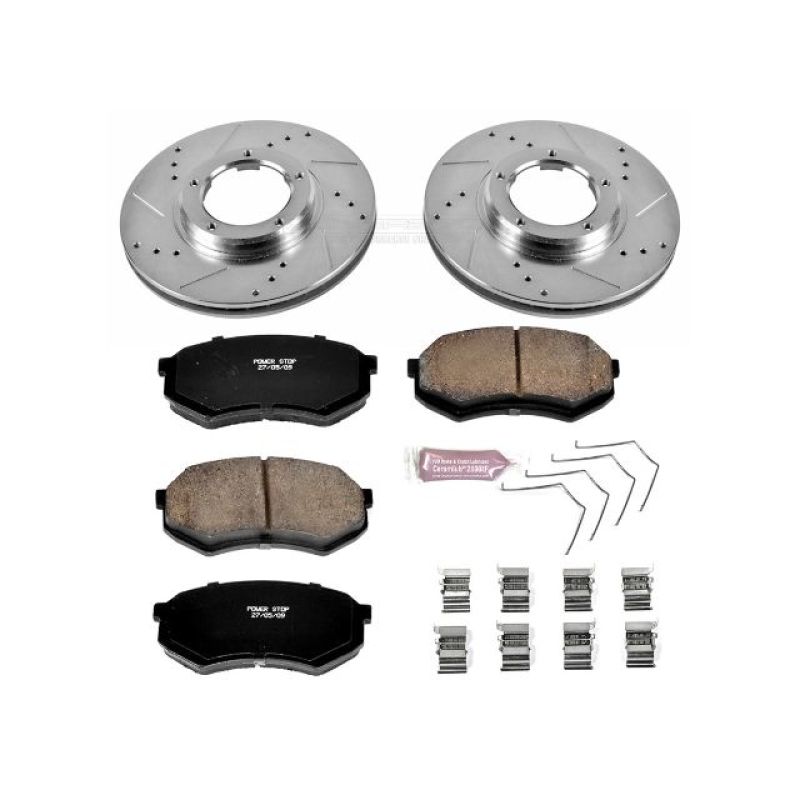 Power Stop 95-04 Toyota Tacoma Front Z23 Evolution Sport Brake Kit PowerStop