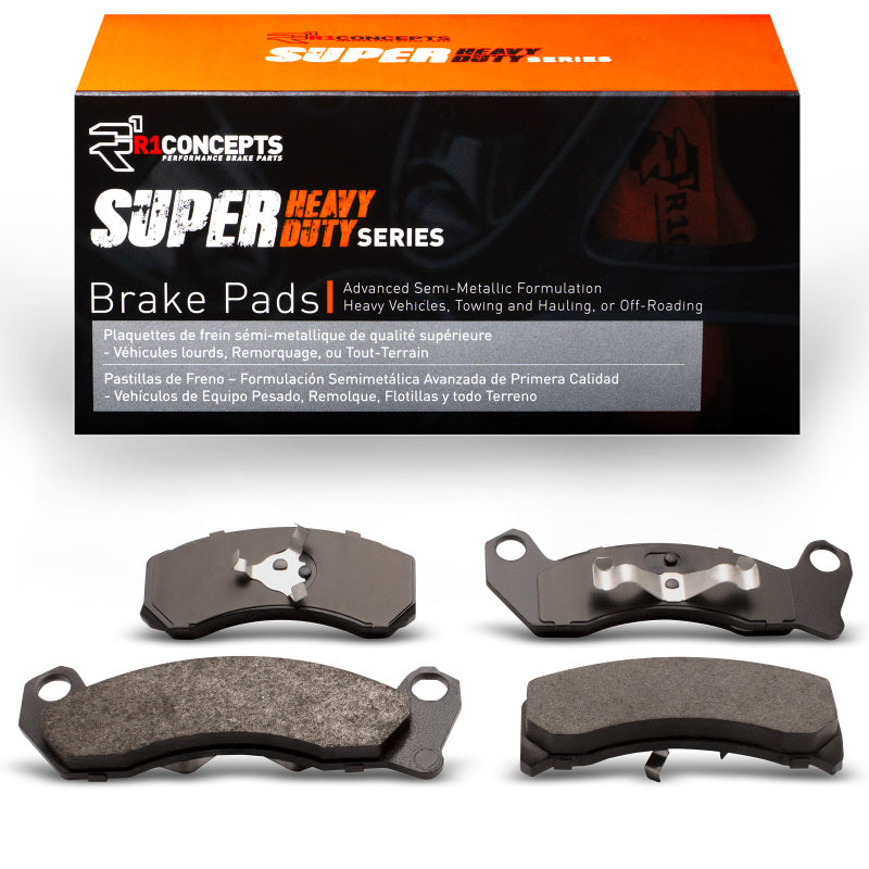 R1 Front Super Heavy Duty Brake Pads 1981-1994 Ford/Lincoln & More - 2214-0200-00
