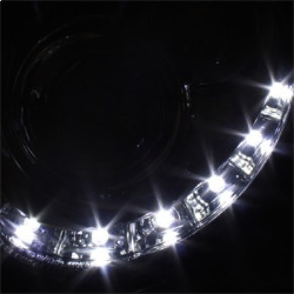 Spyder Mercedes Benz CLK 03-09 Projector Halogen Model- LED Halo DRL Chrm PRO-YD-MBCLK03-DRL-C SPYDER