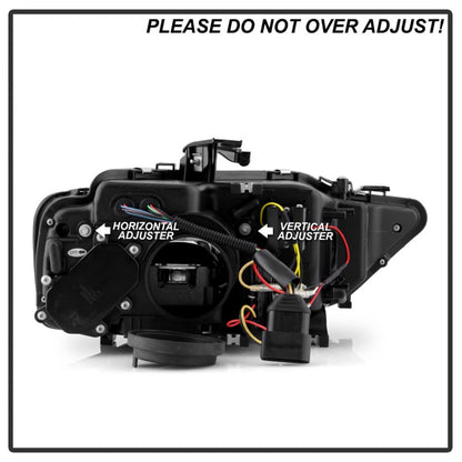Spyder 13-16 Audi A4/S4 Halogen Model Only High-Power LED Headlights - Black PRO-YD-AA413HALAP-BK SPYDER