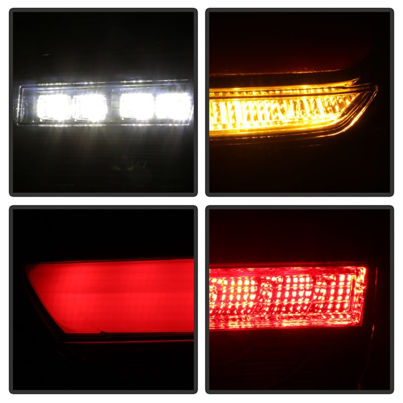 Spyder BMW 3 Series F30 2012-2018 Full LED Tail Lights (ALT-YD-BMWF3012-SEQ-BSM) - Black Smoke SPYDER
