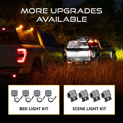 Diode Dynamics Stage Series LED Chase Light Kit for Kuat IBEX Bed Rack