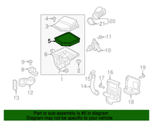 Load image into Gallery viewer, OEM Volvo 2017-2022 S90 V90 XC90 V60 S60 XC60 Engine Air Filter (31370089) X1