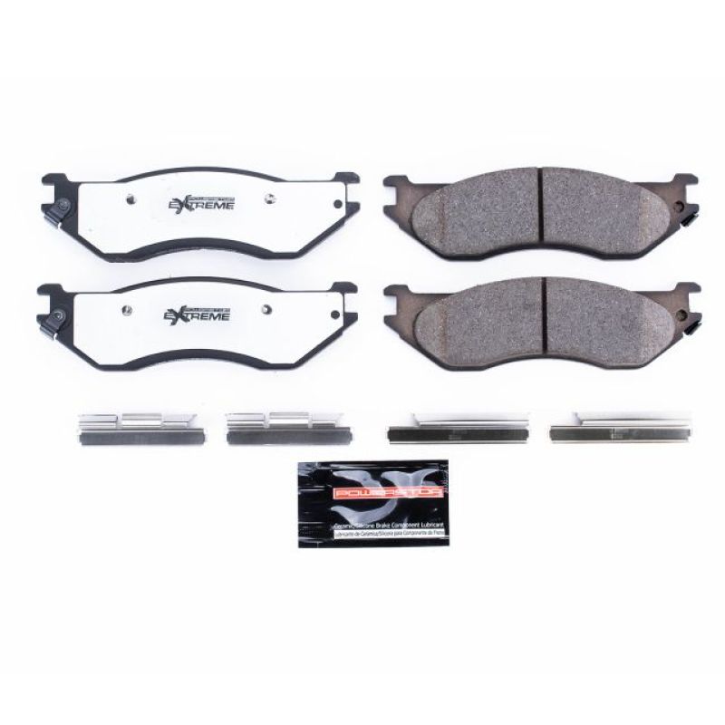 Power Stop 04-06 Dodge Durango Front Z36 Truck & Tow Brake Pads w/Hardware PowerStop