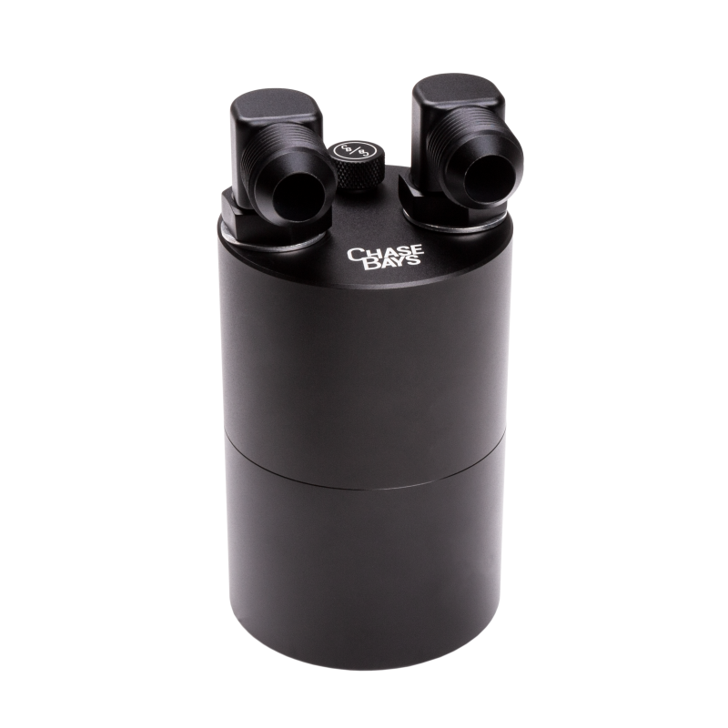 Chase Bays -10AN 90 Deg Elbow Inlet and Outlet Oil Catch Can