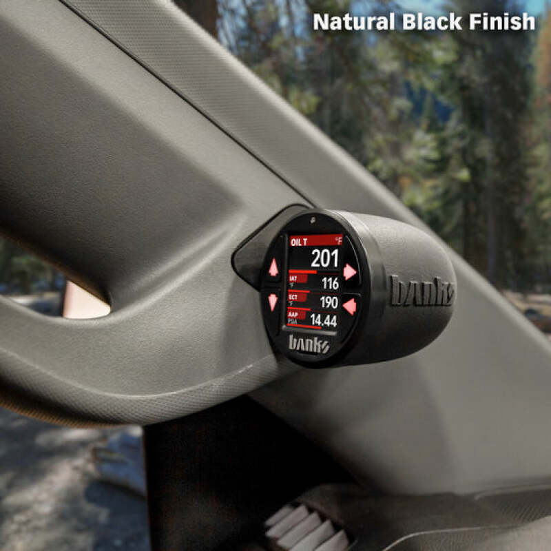 Banks Power 19-21 Chevy/GMC 1500 20-22 Chevy/GMC 2500/3500 iDash Stealth Pod Mount - Single Gauge Banks Power