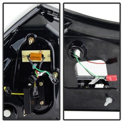 Spyder Lexus RX330/RX350 04-09 LED Tail Lights Black ALT-YD-LRX04-LED-BK SPYDER