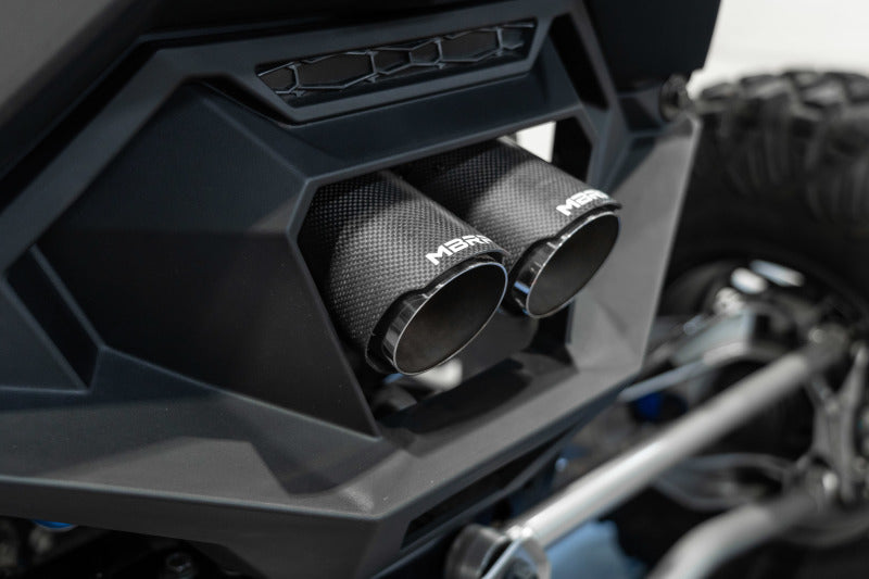 MBRP 2022-2023 Polaris RZR Pro R, Slip-On Replacement Muffler w/ Carbon Fiber Tips MBRP