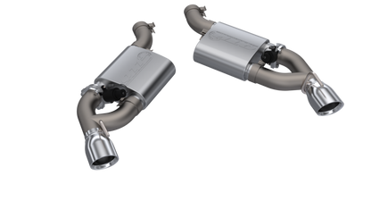 QTP 16-18 Chevrolet Camaro SS 6.2L 304SS Screamer Axle Back Exhaust w/4.5in Dual Tips QTP