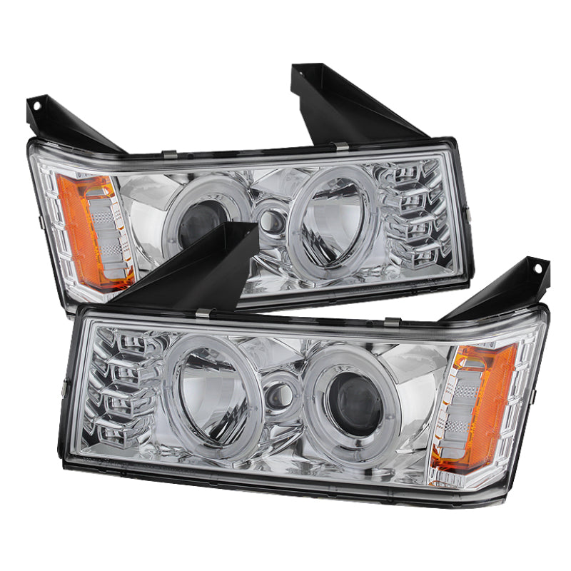Spyder Chevy Colorado 04-12 Projector Headlights Halogen- LED Halo Chrm PRO-YD-CCO04-HL-C SPYDER
