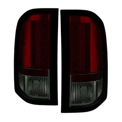 Spyder Chevy Silverado 07-13 LED Tail Lights Red Smoke ALT-YD-CS07-LED-RS SPYDER