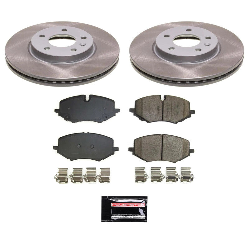 Power Stop 21-22 Chevrolet Trailblazer Front Semi-Coated Rotor Kit PowerStop