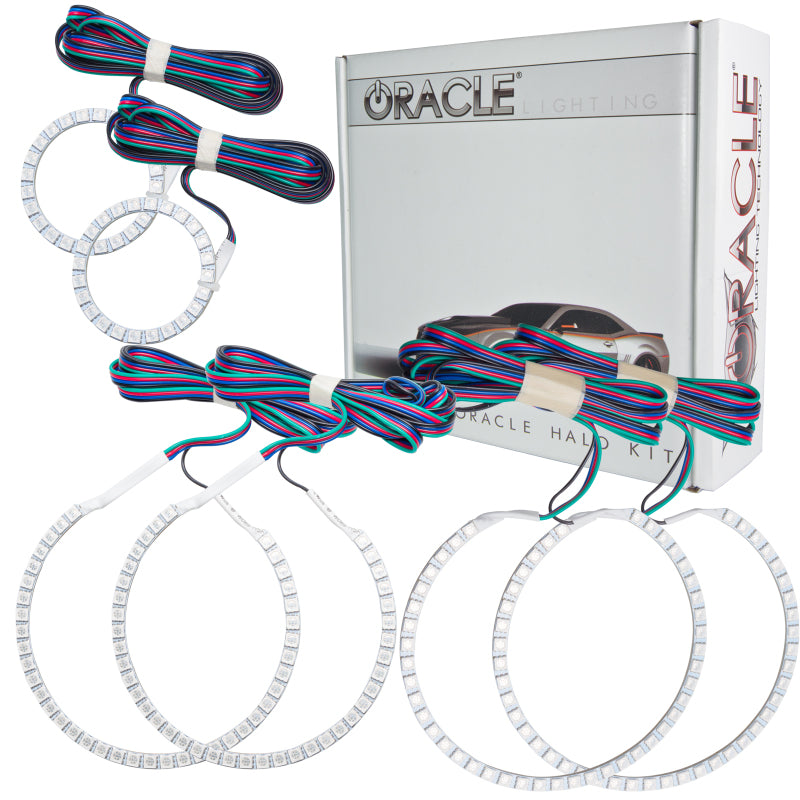 Oracle Dodge Charger 05-10 Triple Ring Halo Kit - ColorSHIFT ORACLE Lighting